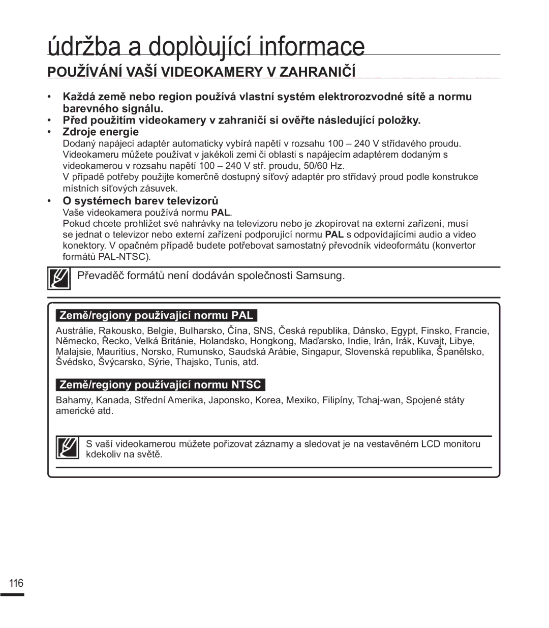 Samsung SMX-F40BP/EDC manual 328äË9È1Ë9$âË9,2.$059=$+5$1,ýË, ‡ 2V\VWpPHFKEDUHYWHOHYLRUĤ, , NghnrolyQdVyčwč 