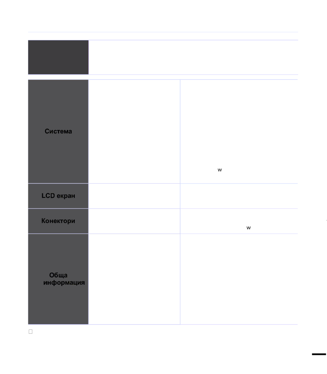 Samsung SMX-F40BP/EDC, SMX-F44BP/EDC manual Ɫɩɟɰɢɮɢɤɚɰɢɢ 