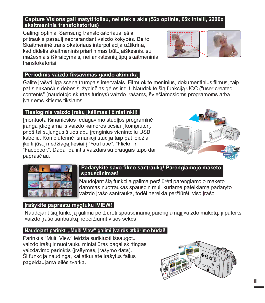 Samsung SMX-F44BP/EDC manual VndlwphqlqlvWudqvirndwrulxv, Wudqvirndwruldl, ƳydlulhpvNlwlhpvWlnvodpv, Vsdxvglqlpdv 