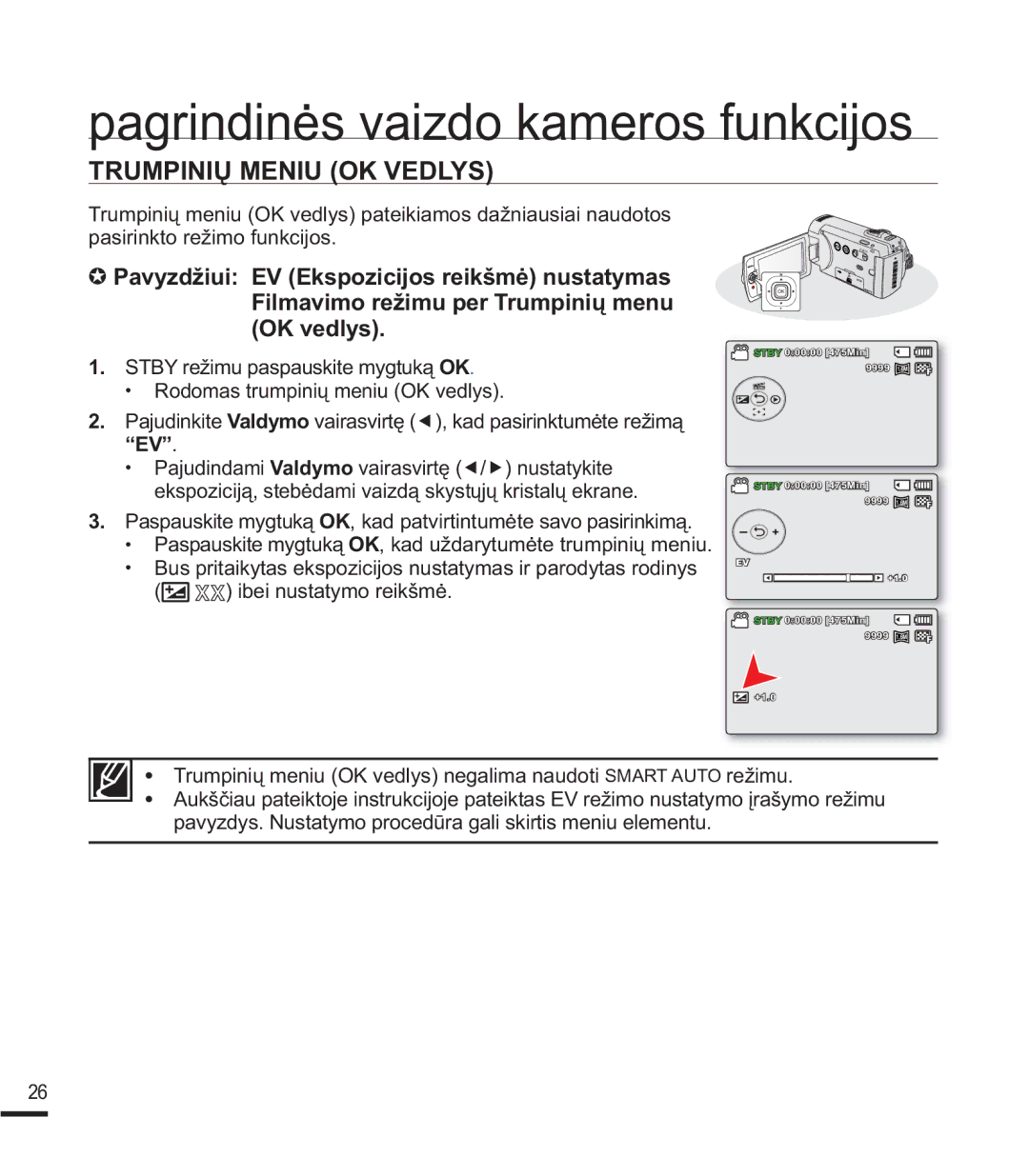 Samsung SMX-F44BP/EDC manual 75803,1,Ǐ01,82.9/6, SDVLULQNWRUHåLPRIXQNFLMRV, ³9´, LEHLQXVWDW\PRUHLNãPơ 