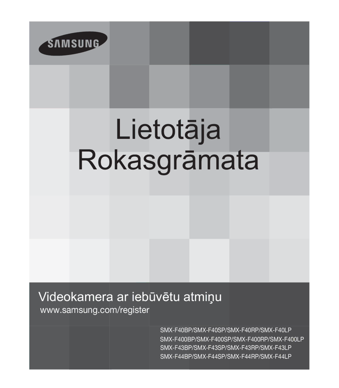 Samsung SMX-F40BP/XEB, SMX-F44BP/EDC, SMX-K40BP/XEB manual LHWRWƗMD 5RNDVJUƗPDWD 