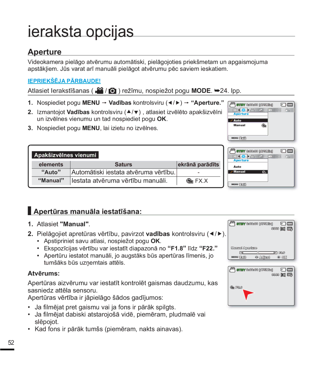 Samsung SMX-K40BP/XEB, SMX-F44BP/EDC manual $Shuwxuh, $SHUWǌUDVPDQXƗODLHVWDWƯãDQD,  $WODVLHW0DQXDO, $Wyɲuxpv 