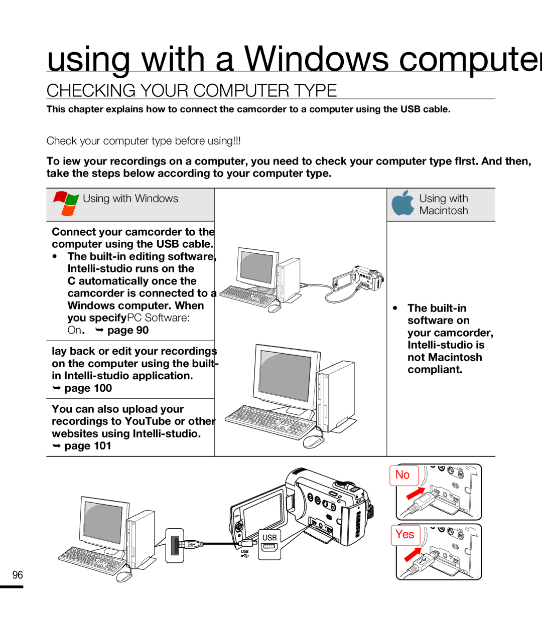 Samsung SMX-F44LN, SMX-F44SN, SMX-F43LN, SMX-F40RN, SMX-F43SN Using with a Windows computer, Checking Your Computer Type 