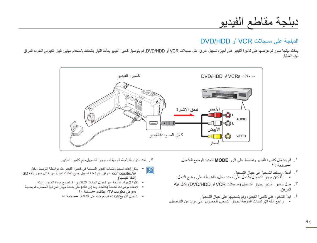 Samsung SMX-F53SP/HAC, SMX-F54SP/MEA, SMX-F54BP/MEA, SMX-F50BP/MEA, SMX-F50BP/SAH, SMX-F53BP/HAC, SMX-F50RP/AAW manual Dvd/Hdd 