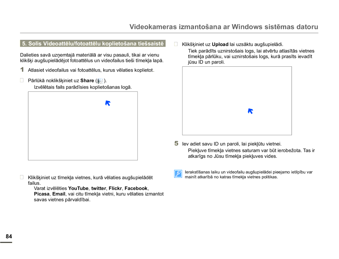 Samsung SMX-F70BP/EDC manual 3ƗUOǌNƗQRNOLNãƷLQLHWX6KDUH , Idloxv, VdydvYlhwqhvSɨuydogưedl 