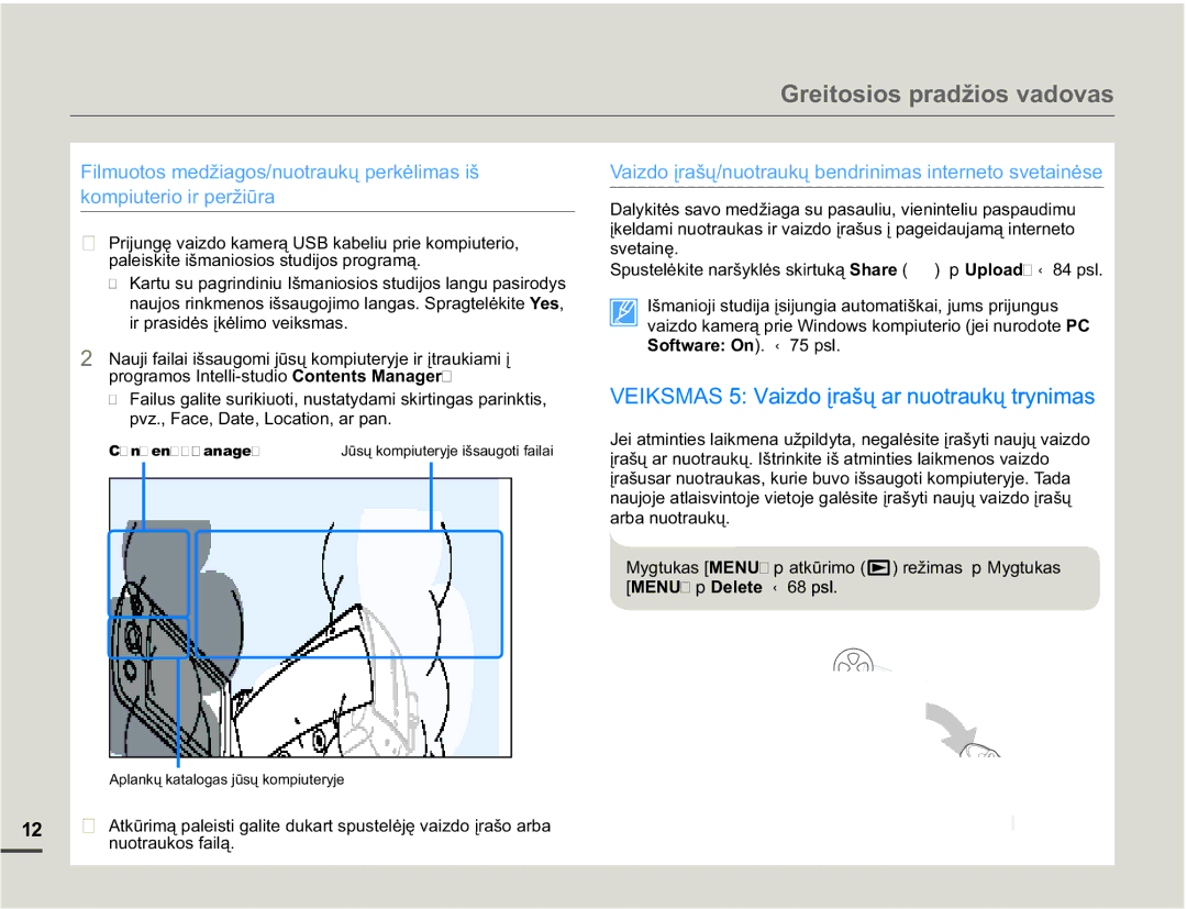 Samsung SMX-F70BP/EDC manual SDOHLVNLWHLãPDQLRVLRVVWXGLMRVSURJUDPą, SyDfhDwh/RfdwlrqDuSdq, Vyhwdlqċ 