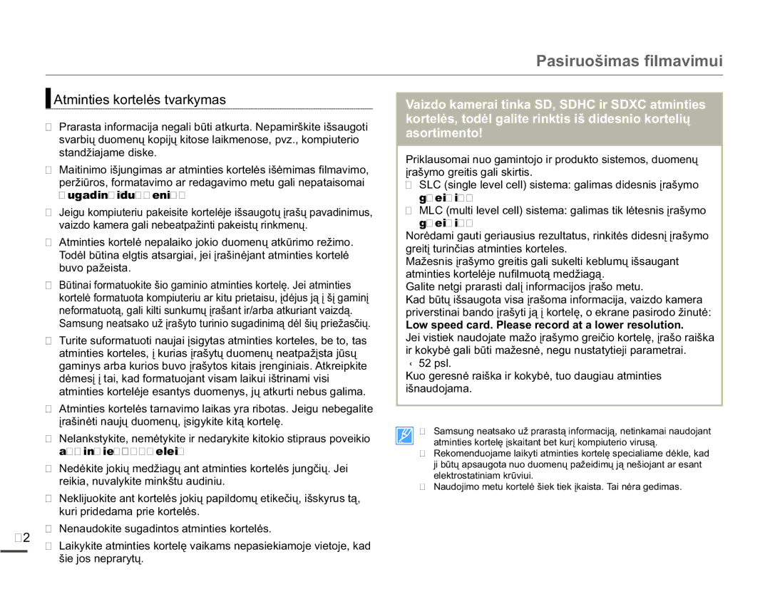 Samsung SMX-F70BP/EDC manual $WPLQWLHVNRUWHOơVWYDUN\PDV 