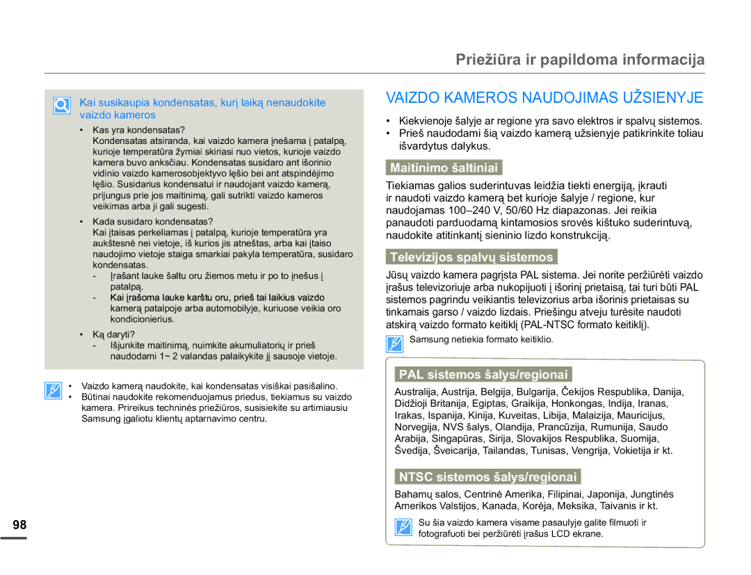 Samsung SMX-F70BP/EDC manual $,=2.$05261$82-,0$68ä6,1, LãYDUG\WXVGDO\NXV, Dv\UdNrqghqvdwdv 