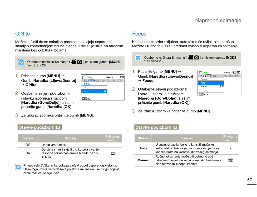 Samsung SMX-F70BP/EDC manual 1LWH Focus, Rfxv, HdnwlyludIxqnflmx, $Xwr 