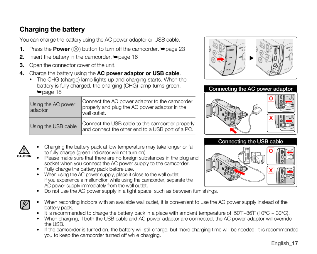 Samsung SMX-K400BN, SMX-K400SN, SMX-K400LN user manual English17 