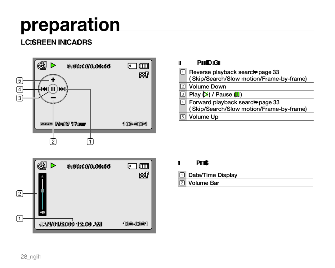 Samsung SMX-K400SN, SMX-K400BN, SMX-K400LN user manual 28English 