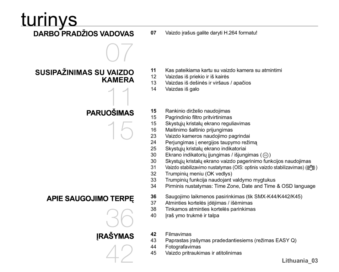 Samsung SMX-K40BP/XEB manual $5%235$ä,269$29$6, 686,3$ä,1,0$6689$,=2 $05$G, $582â,0$6, $3,6$8*2-,02753ĉ, Ʋ5$â0$6 