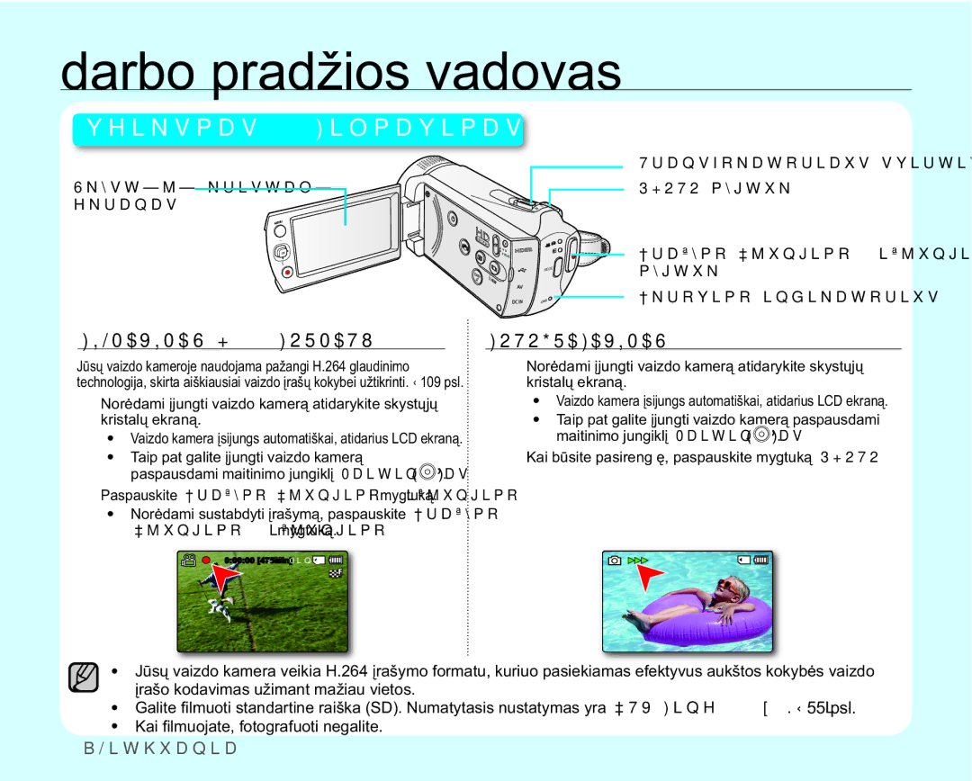 Samsung SMX-K40BP/XEB manual $9,0$6+250$78 272*5$$9,0$6, B/Lwkxdqld, 6N\VWǐMǐNULVWDOǐ 