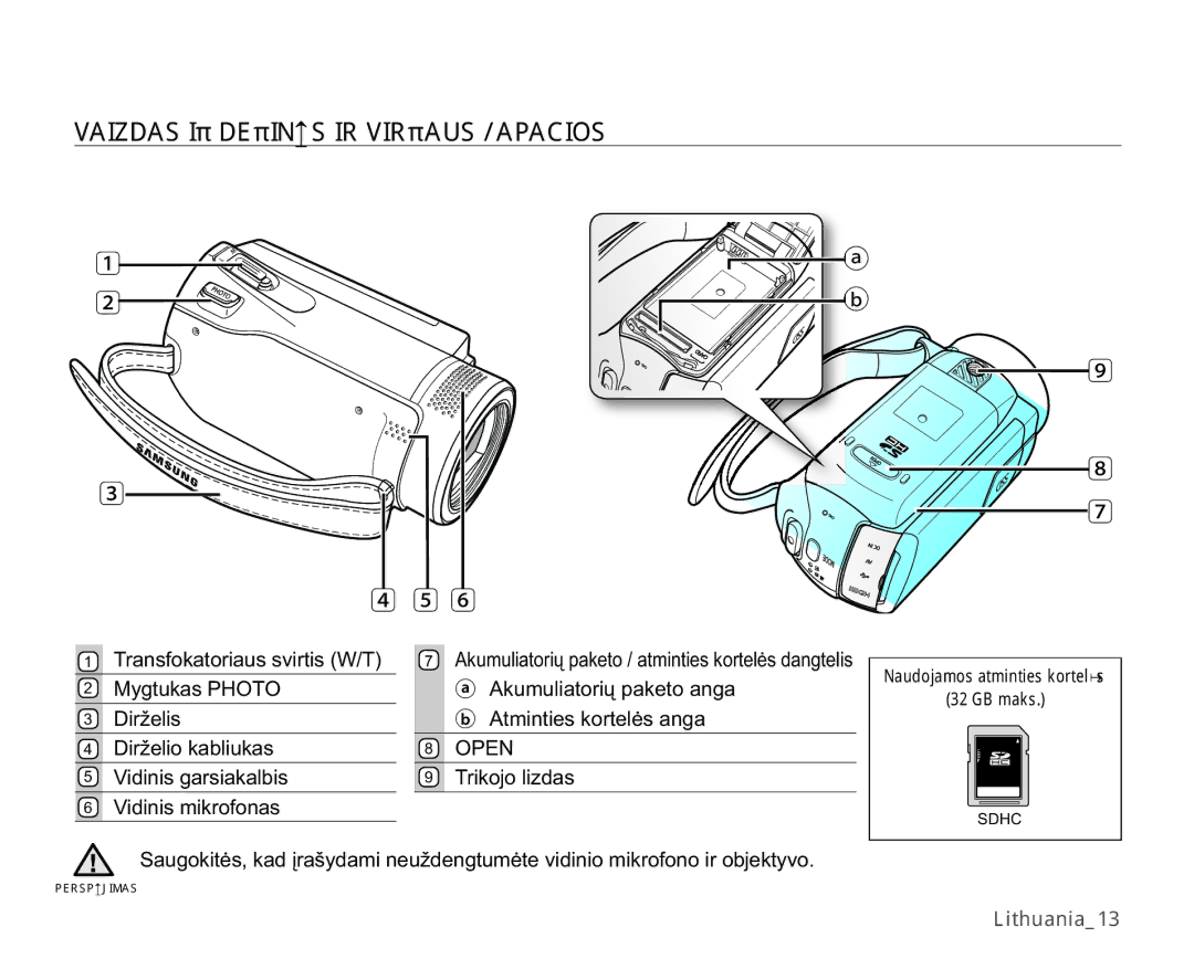 Samsung SMX-K40BP/XEB manual $,=$6,ââ,1Ơ6,59,5â$86$3$ý,26, 7ULNRMROLGDV,  9LGLQLVPLNURIRQDV, Lwkxdqldb 