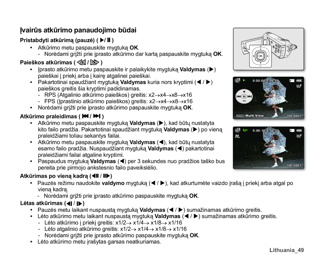 Samsung SMX-K40BP/XEB manual ƲYDLUǌVDWNǌULPRSDQDXGRMLPREǌGDL, Lwkxdqldb 