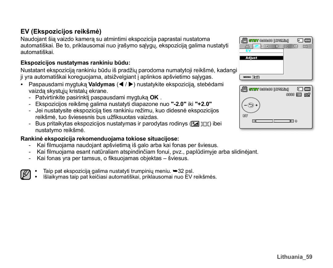 Samsung SMX-K40BP/XEB manual NVSRLFLMRVUHLNãPơ, DXWRPDWLãNDL, NVSRLFLMRVQXVWDW\PDVUDQNLQLXEǌGX, Lwkxdqldb 