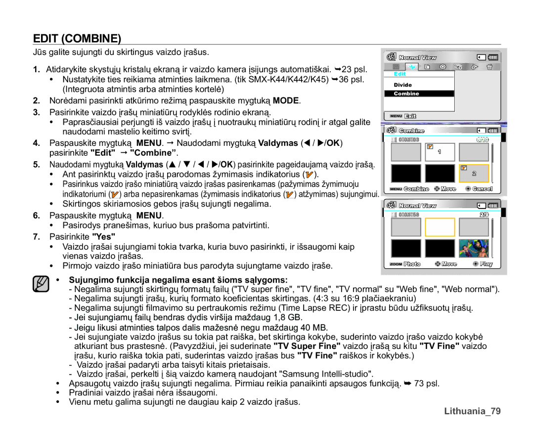 Samsung SMX-K40BP/XEB manual &20%,1, Lwkxdqldb, ǊVJDOLWHVXMXQJWLGXVNLUWLQJXVYDLGRƳUDãXV, YLHQDVYDLGRƳUDãDV 