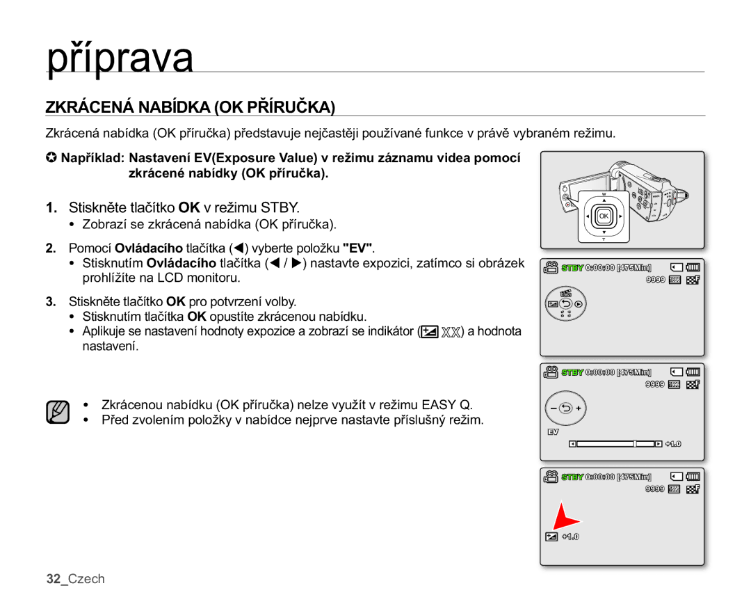 Samsung SMX-K40SP/EDC manual =.5È&1È1$%Ë.$2.3ěË58ý.$, =NUiFHQRXQDEtGNX2.SĜtUXþNDQHOHY\XåtWYUHåLPX$64 