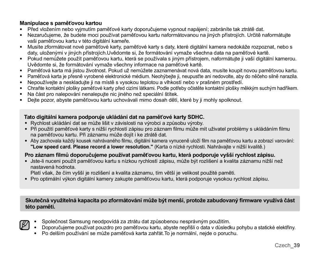 Samsung SMX-K40LP/EDC, SMX-K40SP/EDC, SMX-K44BP/EDC manual WpWRSDPČWL, YDãLSDPČĢRYRXNDUWXYWpWRGLJLWiOQtNDPHĜH 