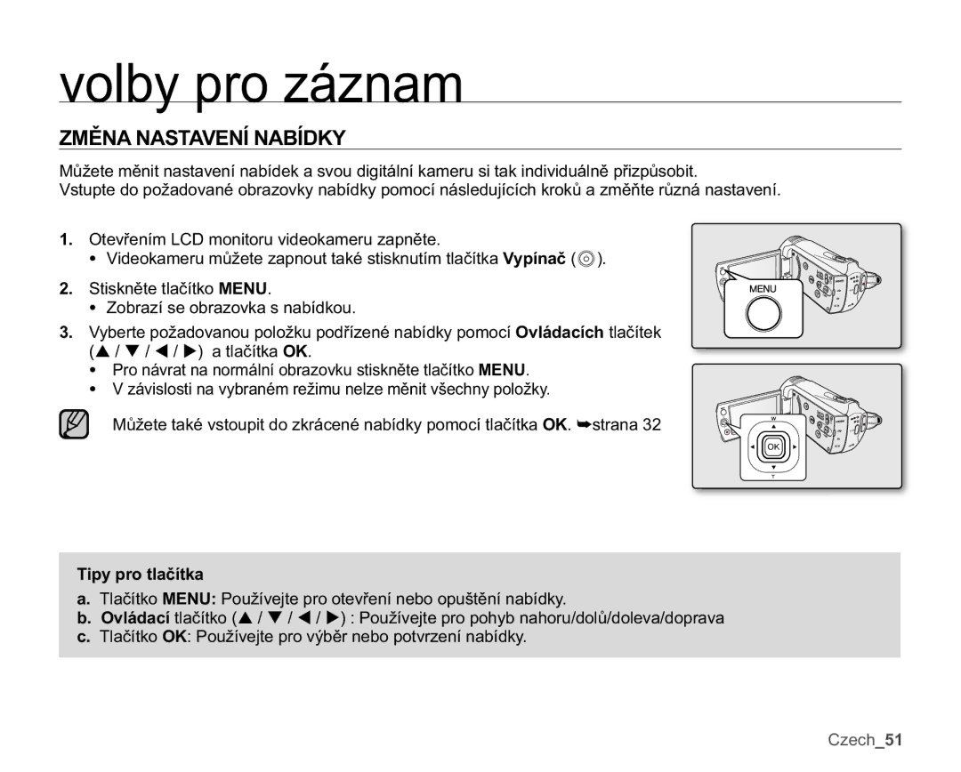 Samsung SMX-K40LP/EDC, SMX-K40SP/EDC, SMX-K44BP/EDC, SMX-K40BP/EDC YROE\SURiQDP, =0ċ1$1$67$91Ë1$%Ë, 7LS\SURWODþtWND 