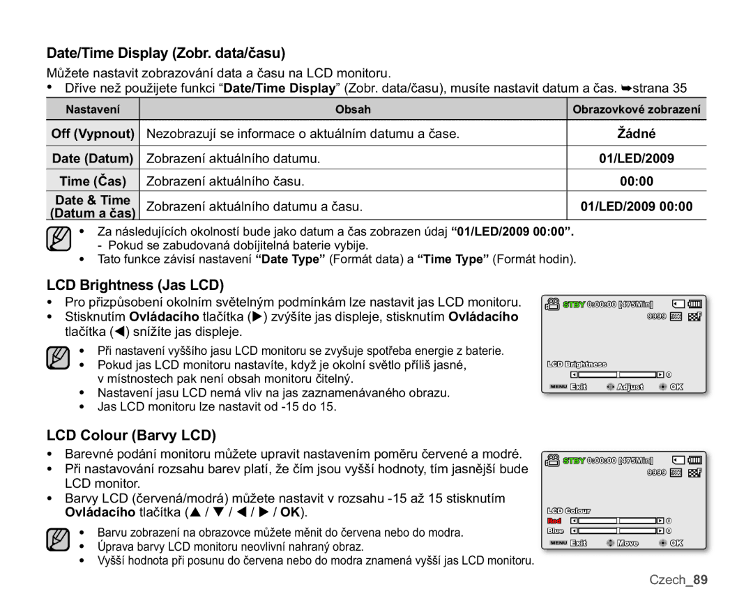 Samsung SMX-K40BP/EDC, SMX-K40SP/EDC manual DWH7LPHLVSOD\=REUGDWDþDVX, %Uljkwqhvv-Dv/&, &Rorxu%Duy\/& 