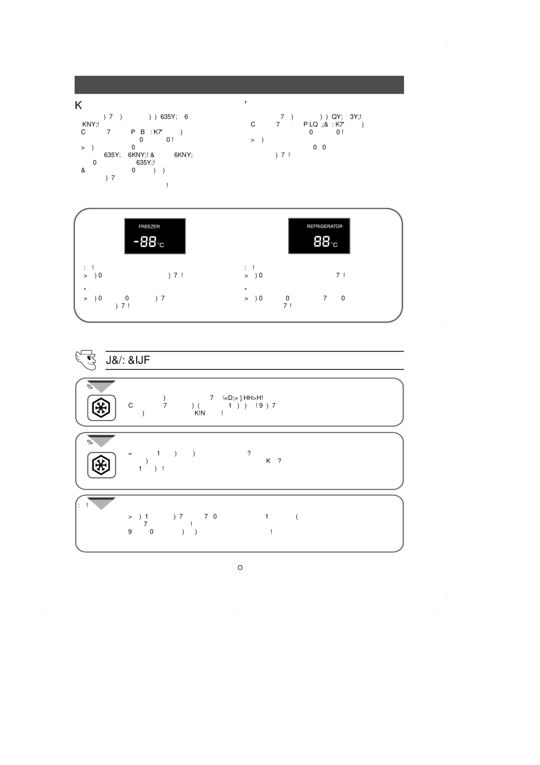 Samsung SN627EPNSQ/XEH manual Kontrola Teploty V CHLADNIâCE a MRAZNIâCE, Mrazniãka, Chladniãka 