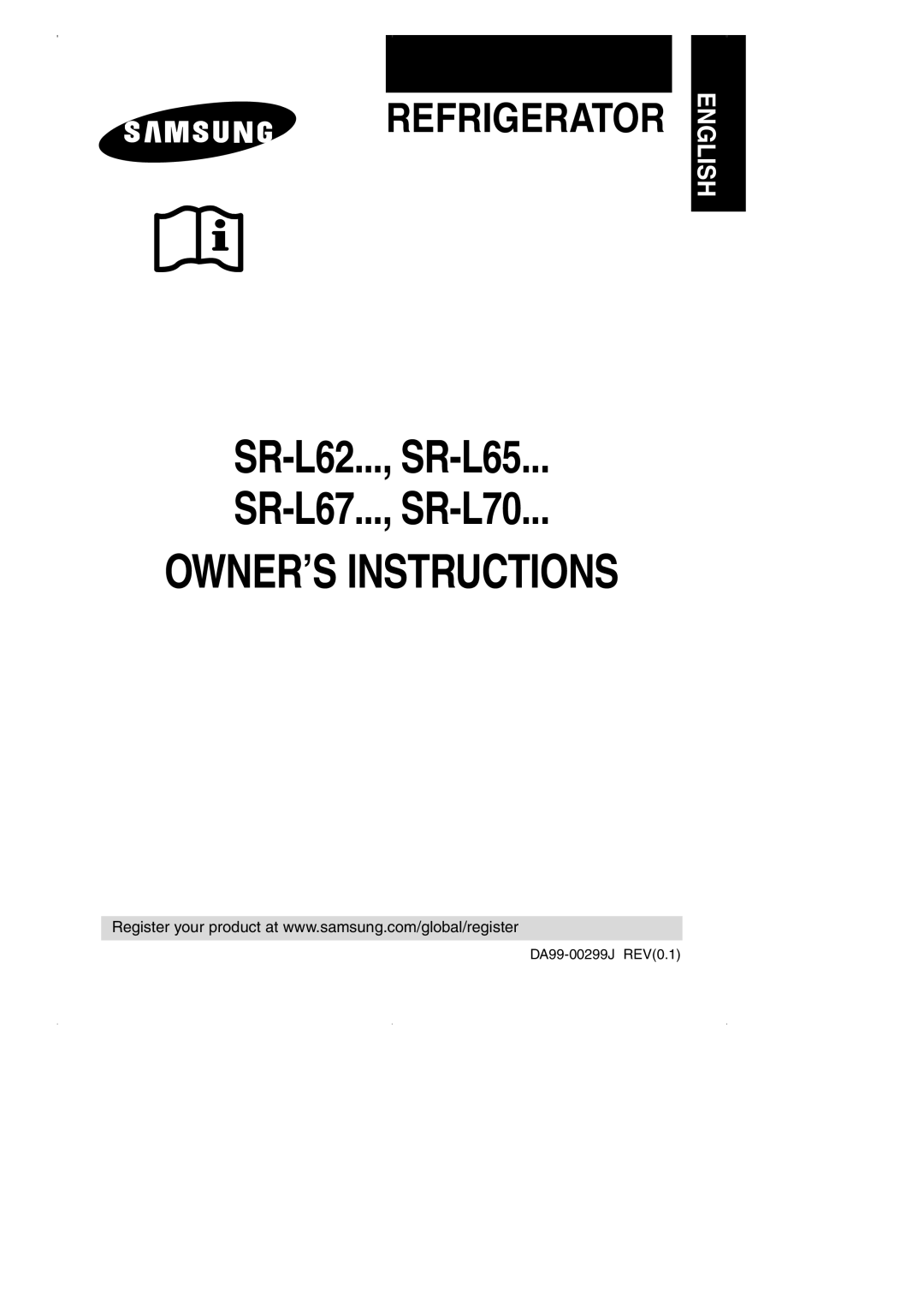 Samsung SN629EPNSQ/XEO, SN629EPNSQ/XEP, SN629EPNSQ/XEH, SN629EPNSQ/EUR manual OWNER’S Instructions, DA99-00299J REV0.1 