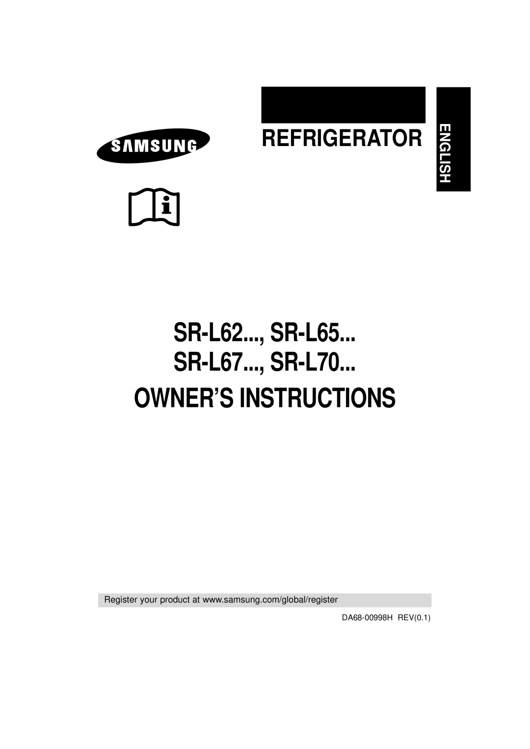 Samsung SN679EPPSQ/XET manual OWNER’S Instructions, DA68-00998H REV0.1 