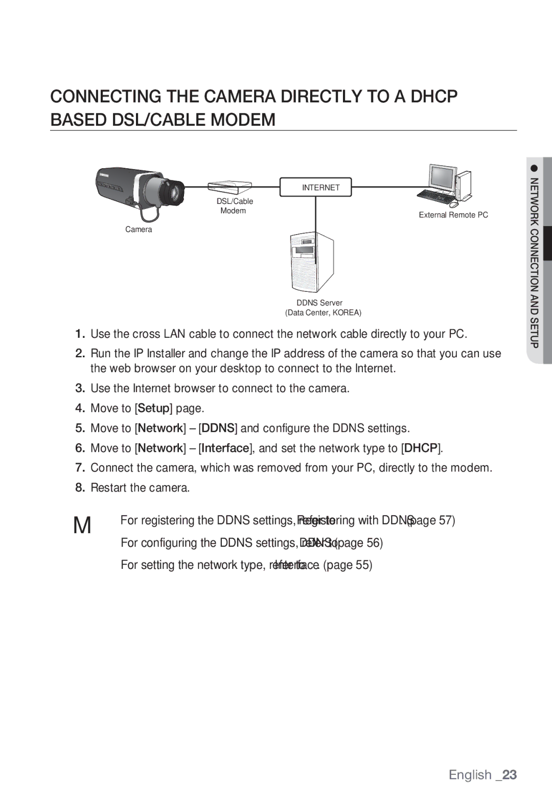 Samsung SNB-7000 user manual Restart the camera 