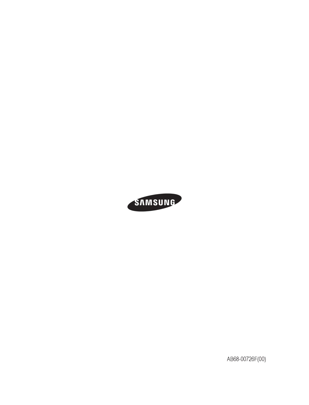 Samsung SNC-B2315P manual AB68-00726F00 