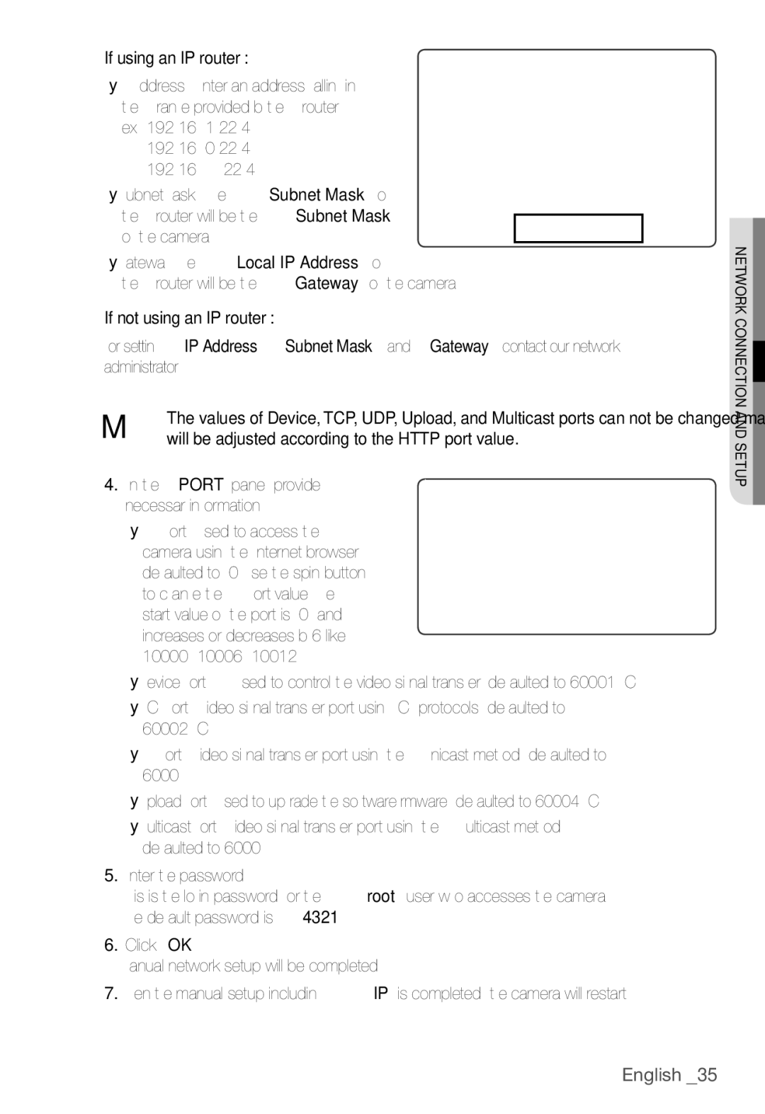 Samsung SNC-B5368P manual English 