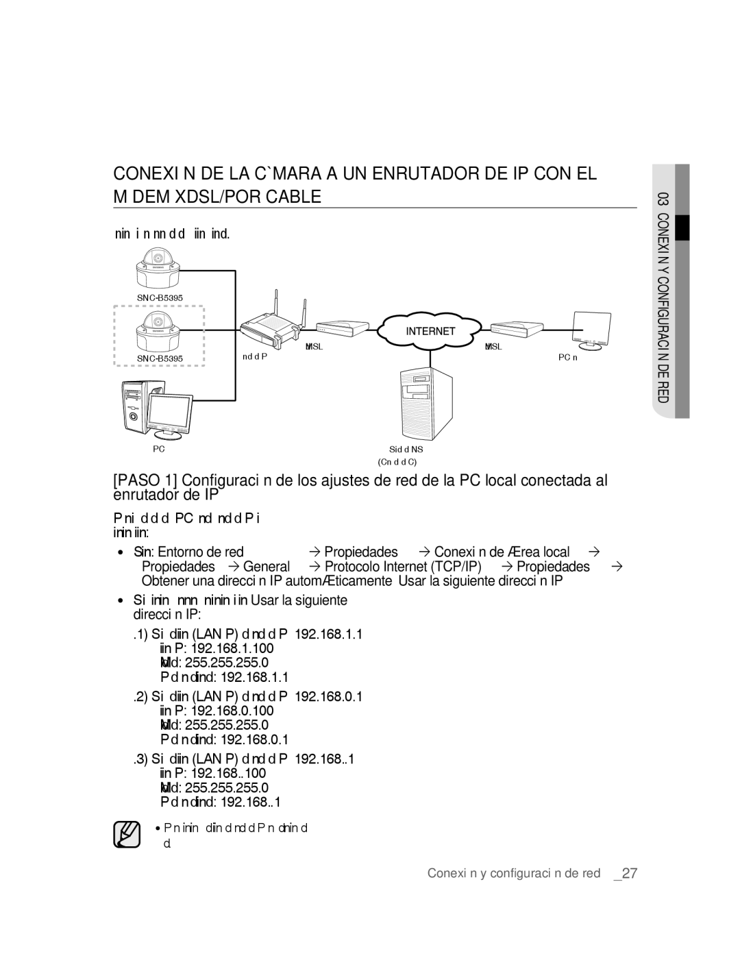 Samsung SNC-B5395P manual Conexión 