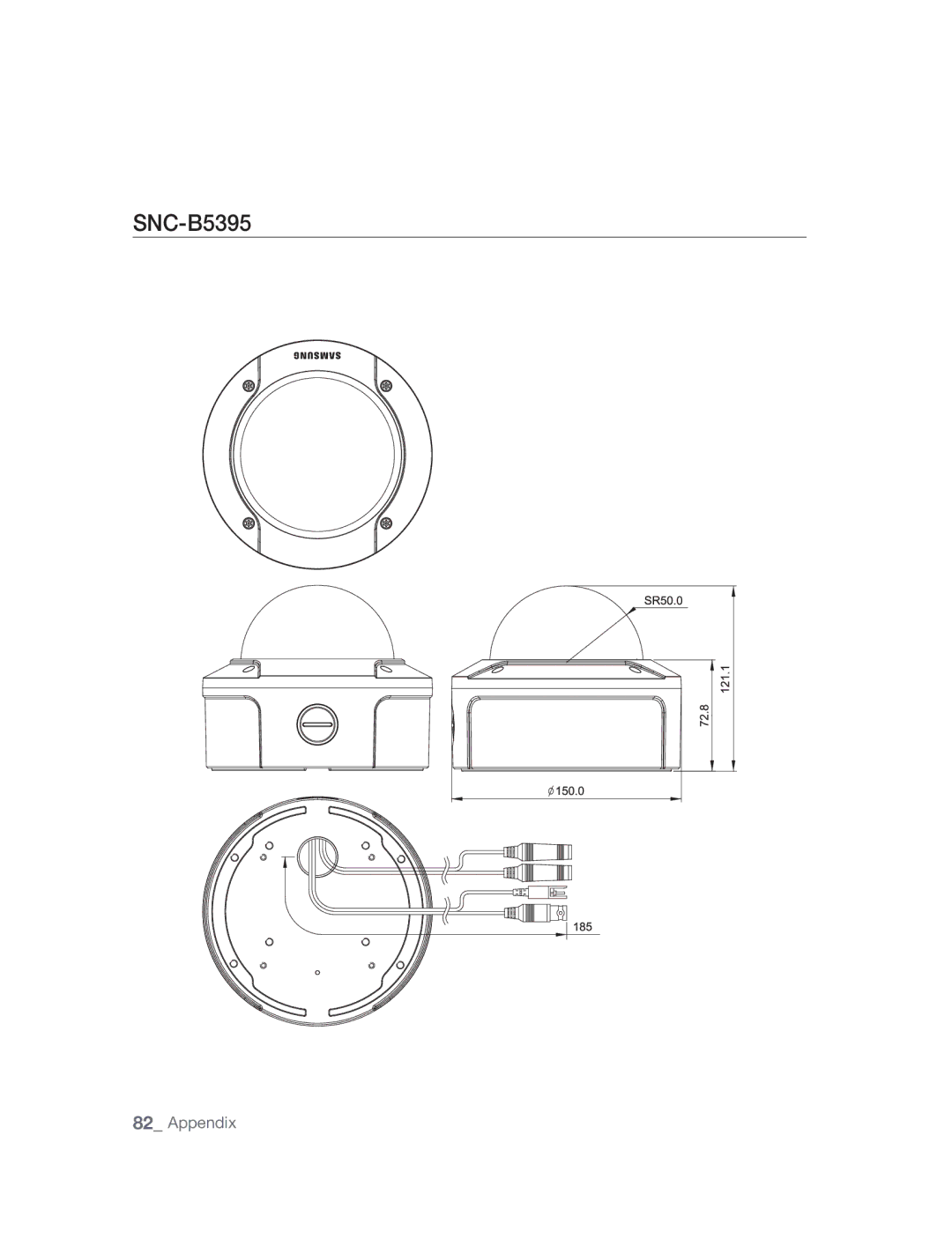 Samsung SNC-B5395P manual 