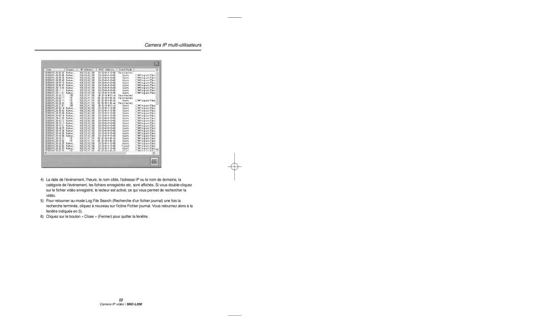 Samsung SNC-L200P manual Camera IP multi-utilisateurs 