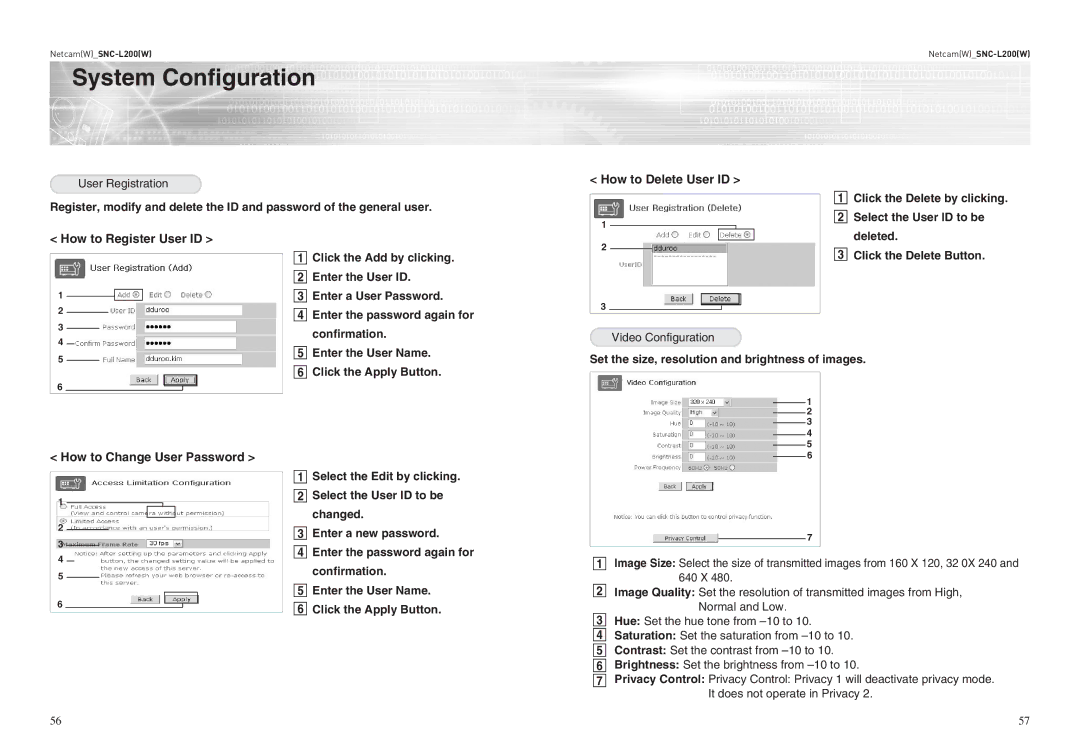 Samsung SNC-L200(W) user manual User Registration 