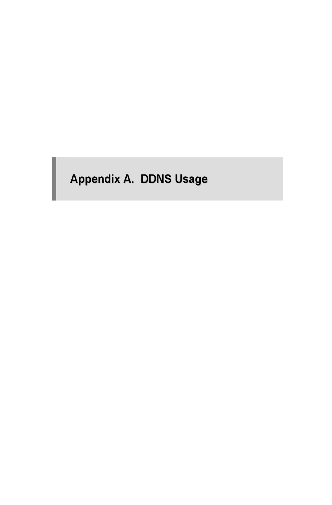 Samsung SNP-1000A user manual Appendix A. Ddns Usage 