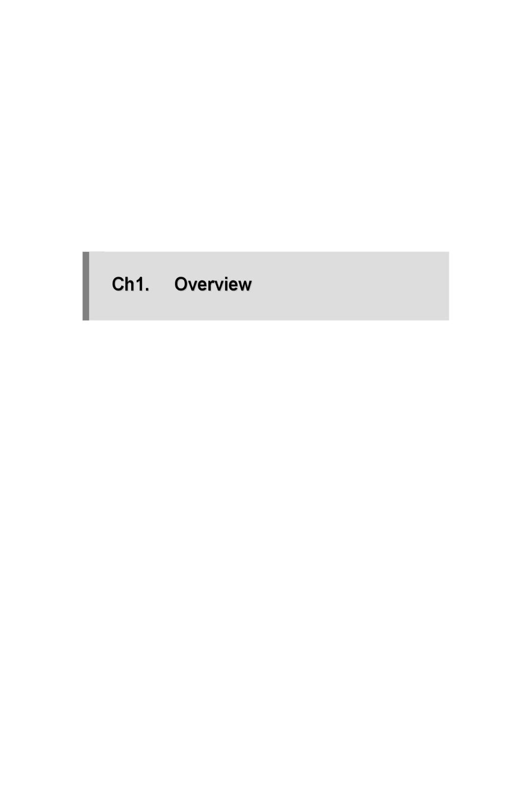 Samsung SNP-1000A user manual Ch1. Overview 