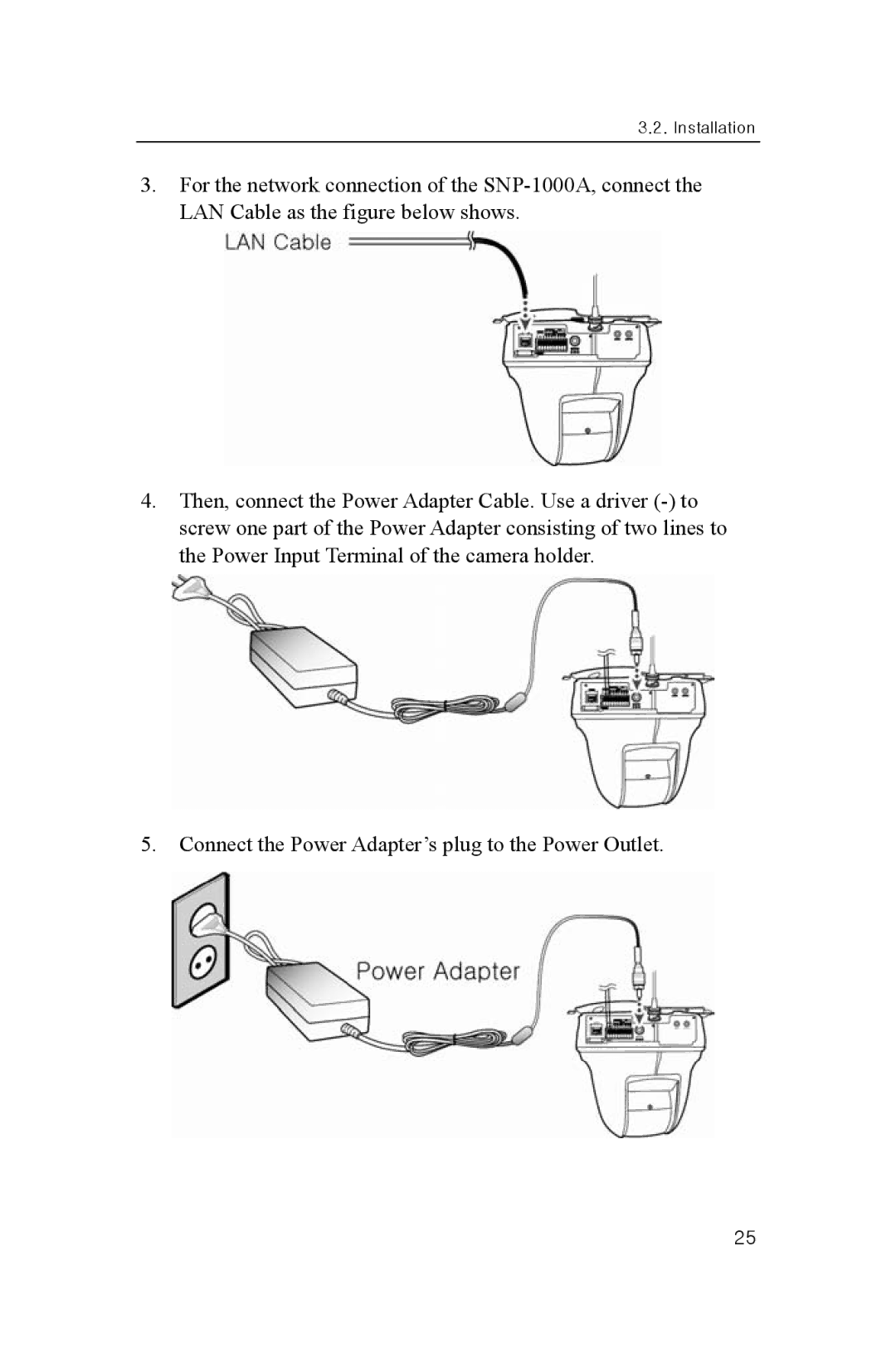 Samsung SNP-1000A user manual Installation 