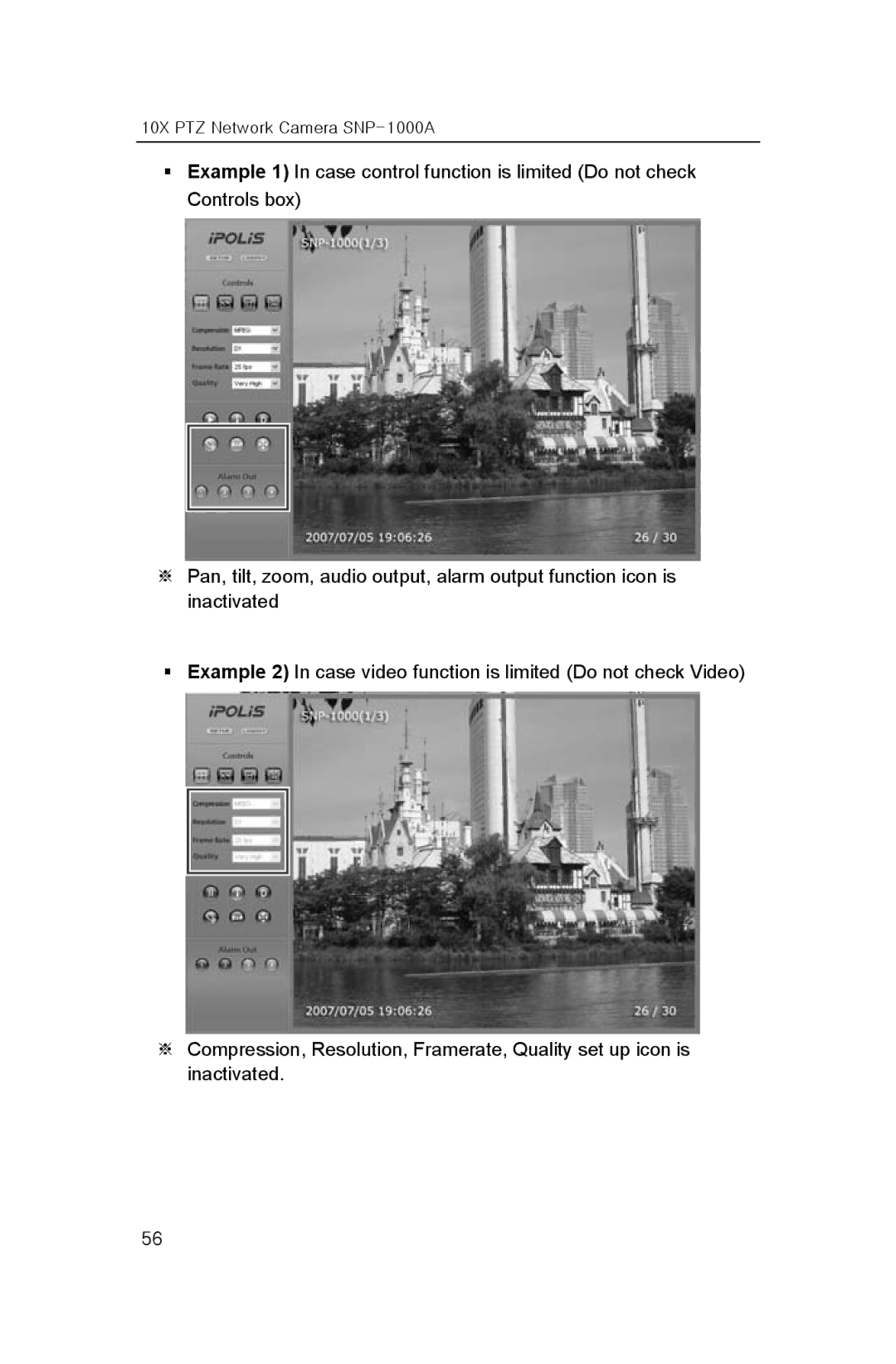 Samsung user manual 10X PTZ Network Camera SNP-1000A 