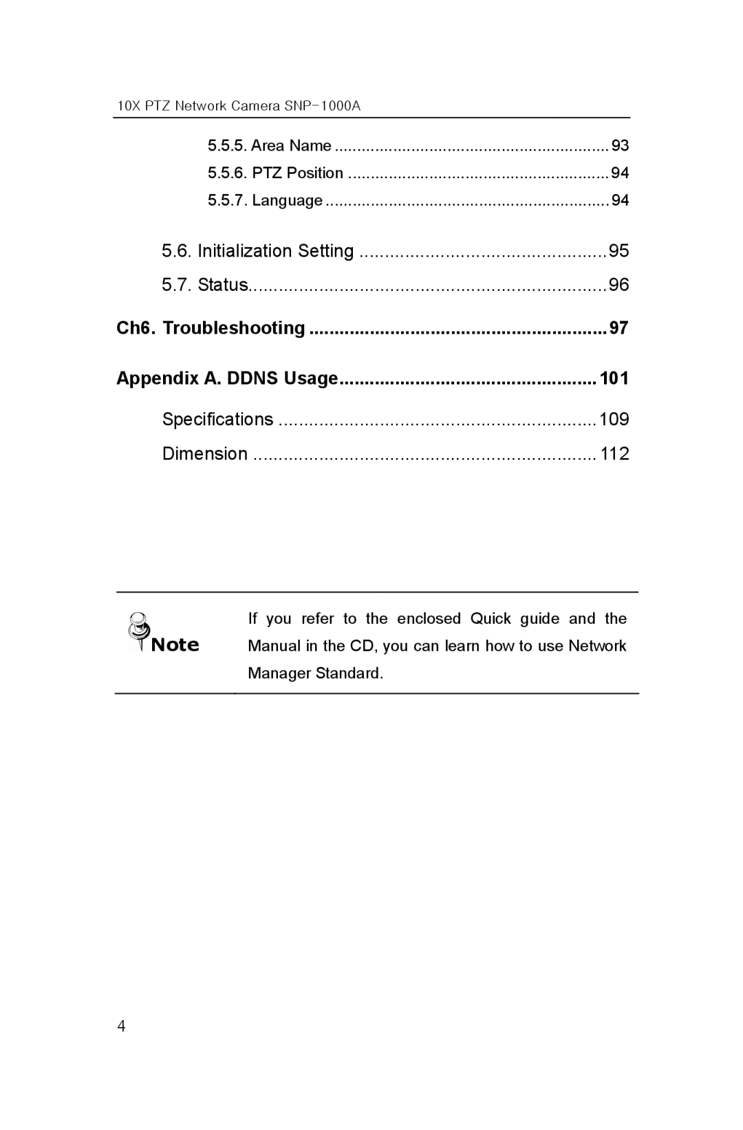 Samsung SNP-1000A user manual Ch6. Troubleshooting, 101 