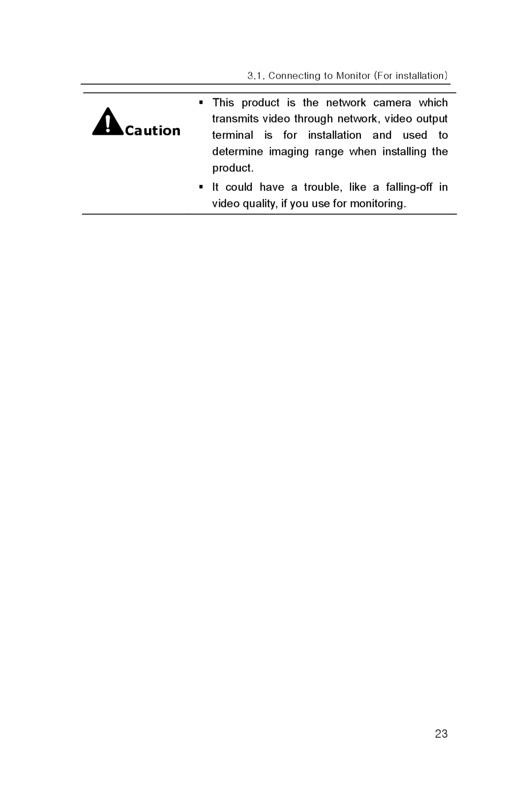 Samsung SNP-3300 user manual Connecting to Monitor For installation 