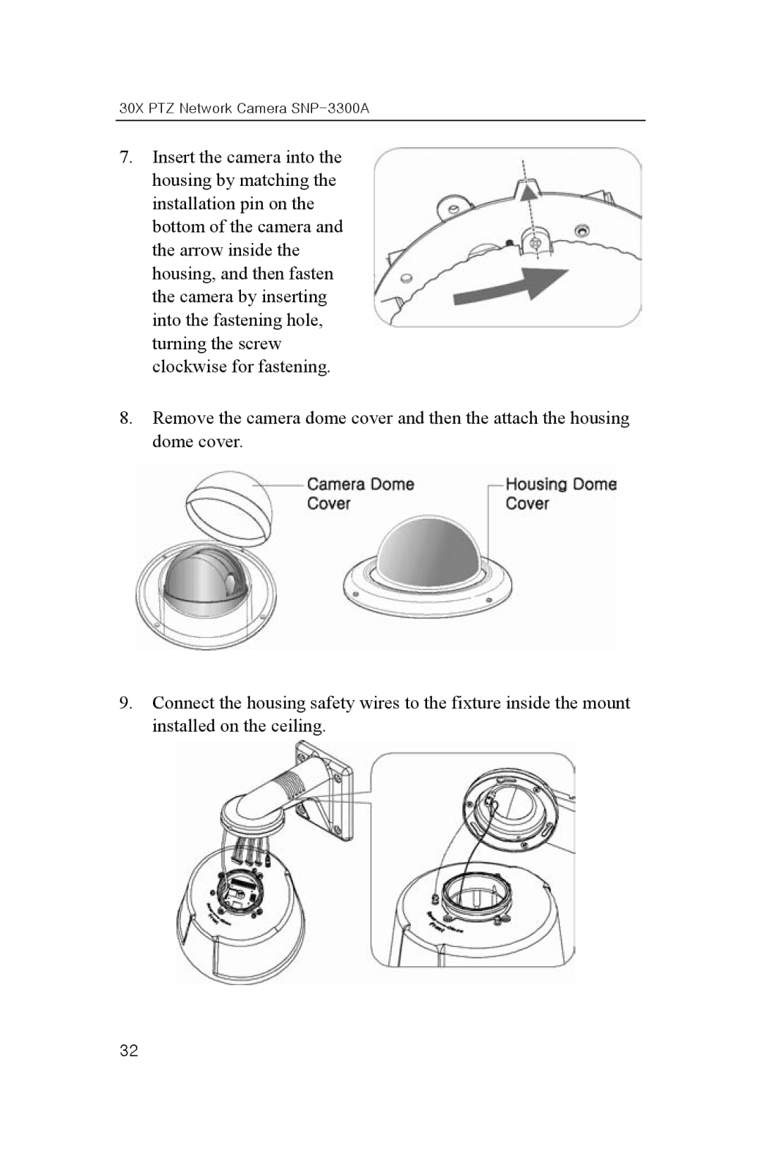 Samsung user manual 30X PTZ Network Camera SNP-3300A 