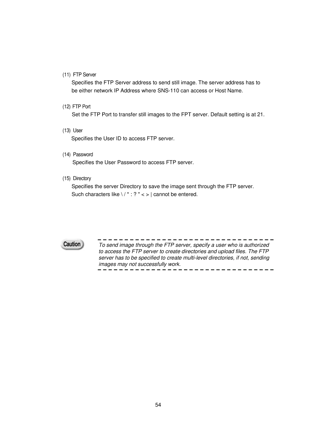 Samsung SNS-110P manual 