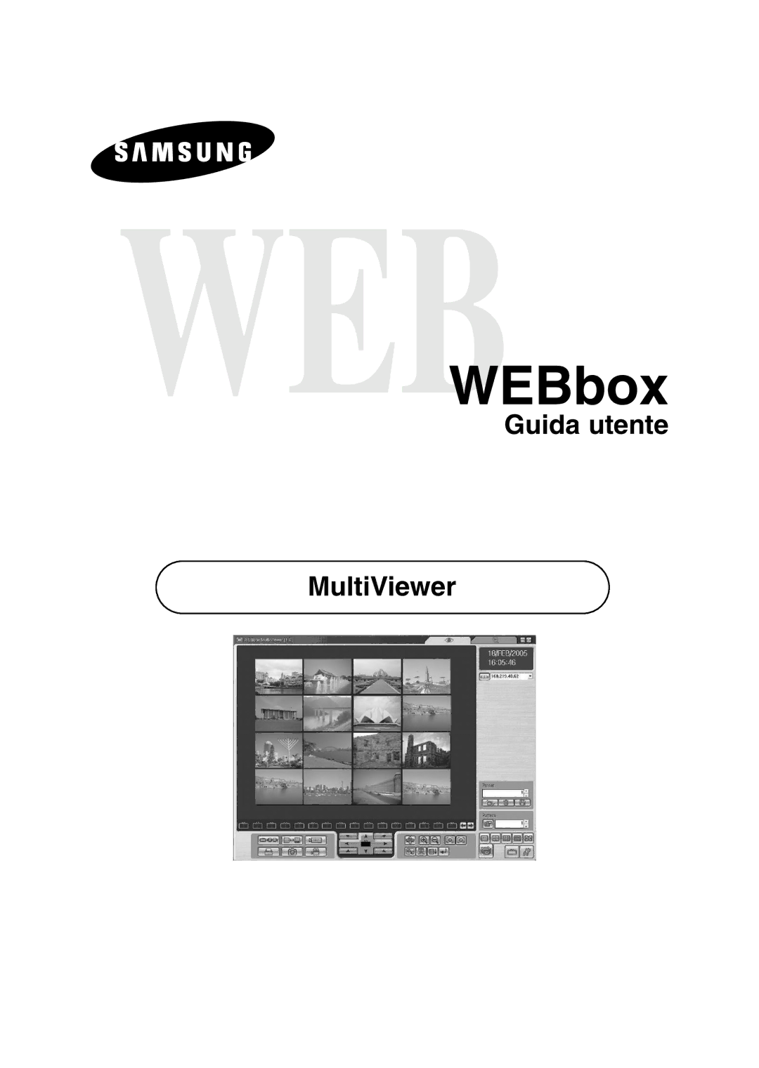 Samsung SNS-200P manual WEBWEBbox, Guida utente MultiViewer 