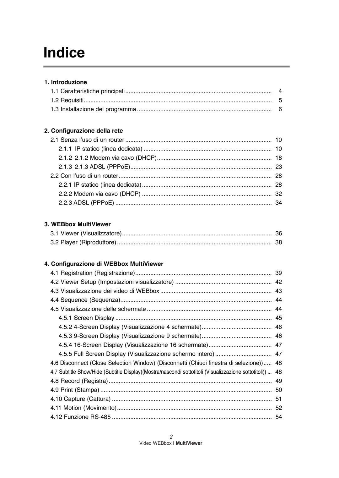 Samsung SNS-200P manual Indice 