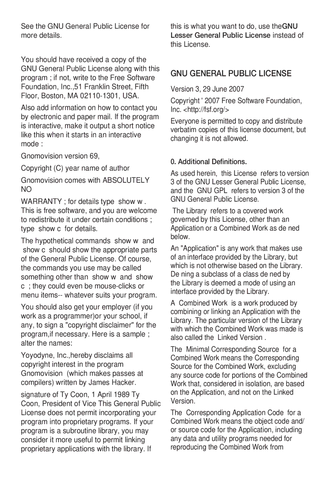 Samsung SND-5080F, SNV-5080, SNB-5000, SNB5000 See the GNU General Public License for more details, Additional Deﬁnitions 