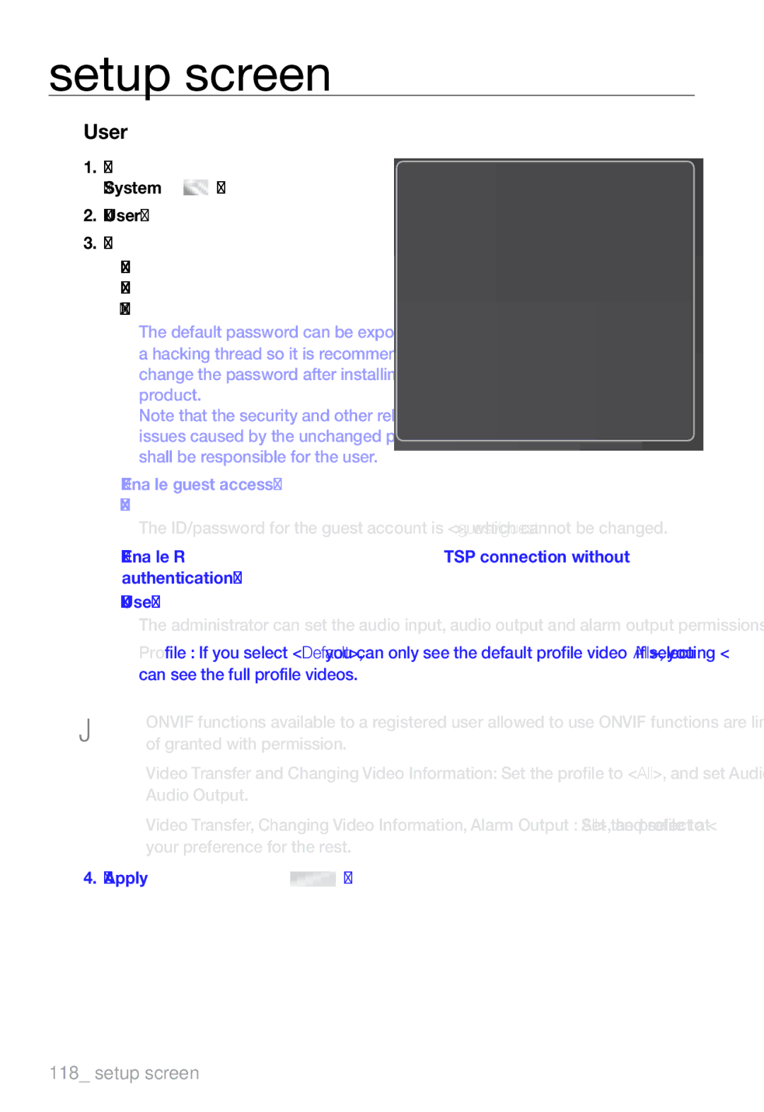 Samsung SND-7082F, SNV-7082, SNB-7002 user manual User 