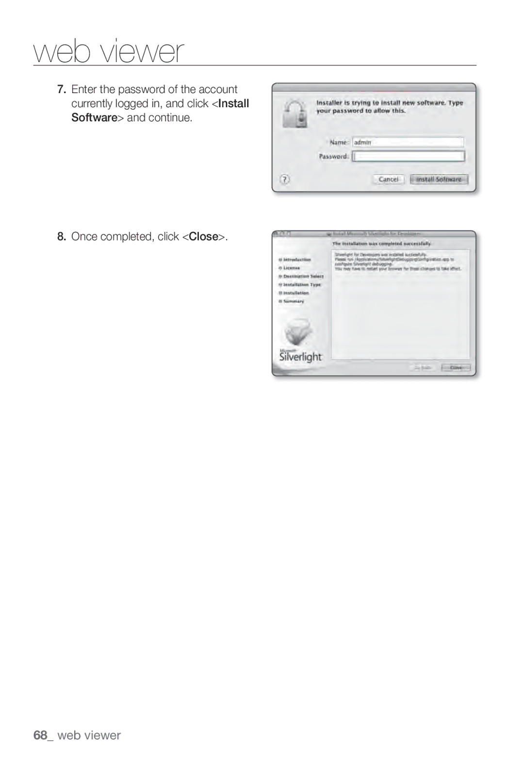 Samsung SNV-7082, SND-7082F, SNB-7002 user manual Web viewer 