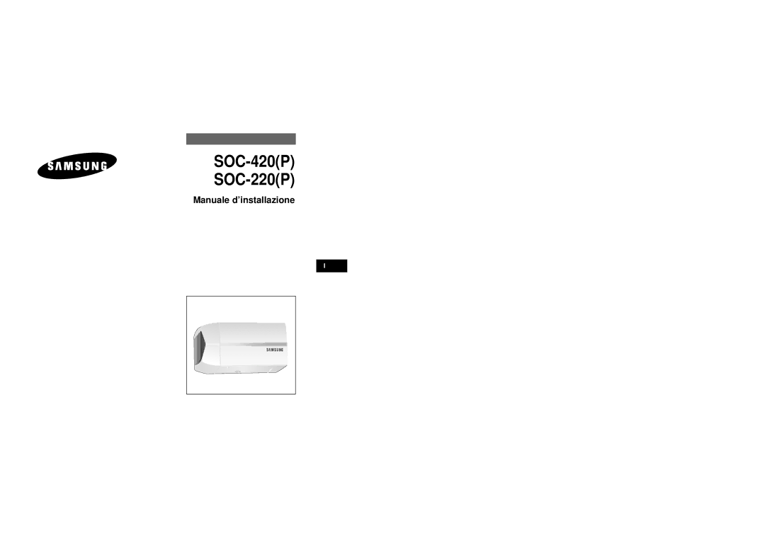 Samsung SOC-220P/W manual SOC-420P SOC-220P 