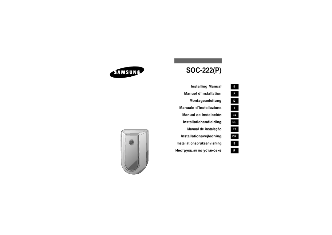 Samsung SOC-222P/W manual Manual de instalação, Installationsbruksanvisning 